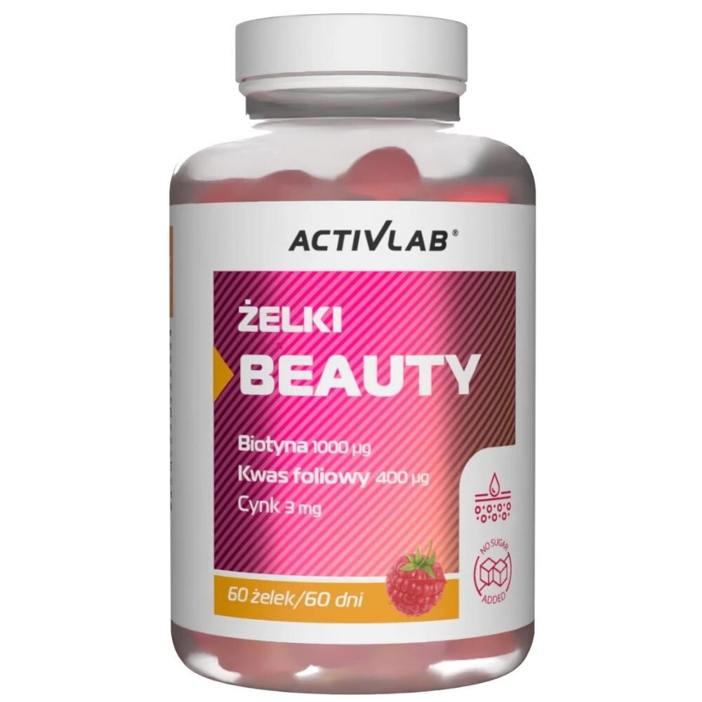 activ407-1-1.jpg Activlab Żelki Beauty, malina - 60 sztuk - obrazek 1