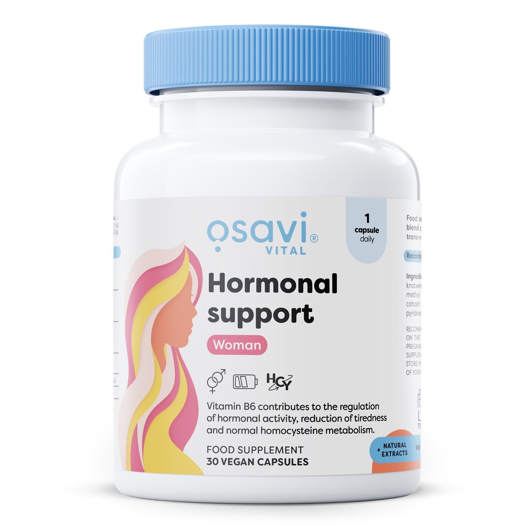 ad72f59fe575b3bbbaf03f0a6ada832c-1.jpg Hormonal Support Woman - 30 vegan caps - obrazek 1