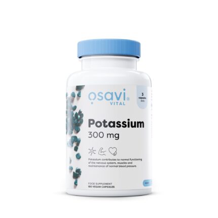 Potassium, 300mg - 180 vegan caps