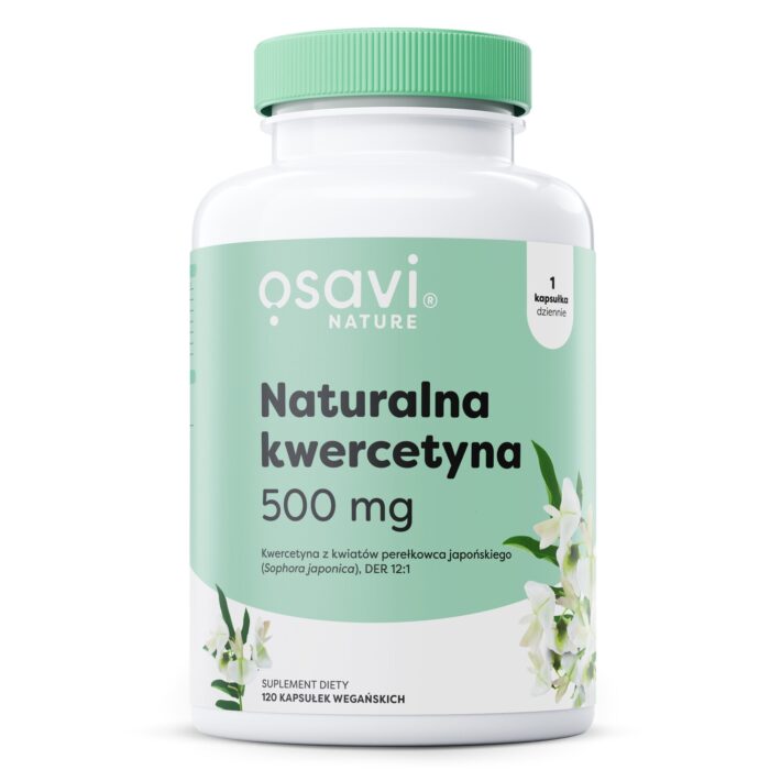 Naturalna Kwercetyna, 500mg - 120 vegan caps - obrazek 1