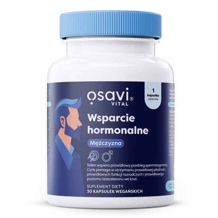 Wsparcie Hormonalne Mężczyzna - 30 vegan caps - obrazek 1