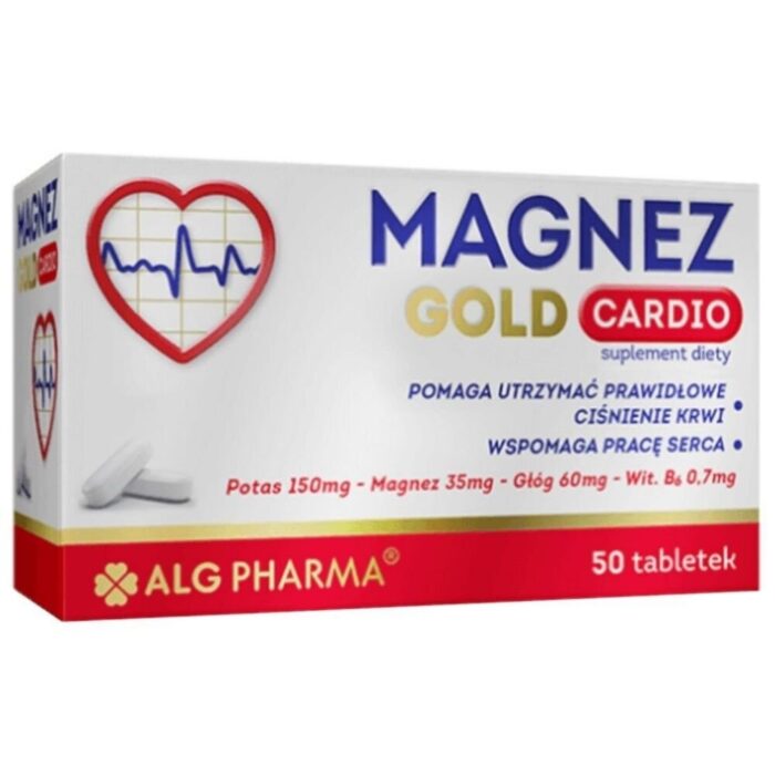 ALG Pharma Magnez Gold Cardio - 50 tabletek - obrazek 1