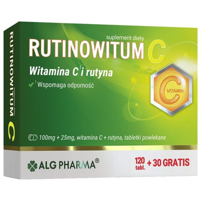 ALG Pharma Rutinowitum C, Witamina C i rutyna - 150 tabletek - obrazek 1
