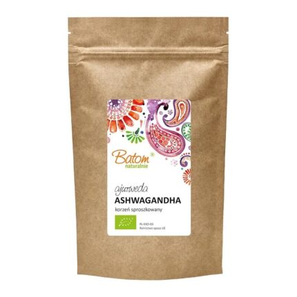 Ashwagandha proszek 300g BATOM BIO - suplement diety