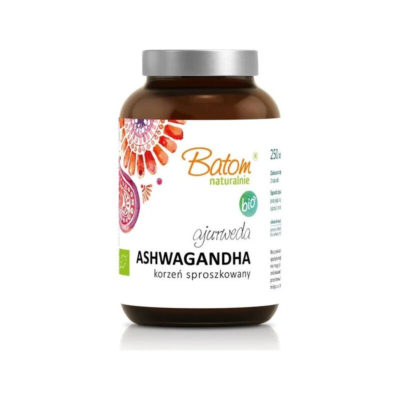 ashwagandha-batom-tabletki-250szt-suplement-diety-125g-bio-bt-btb-2.jpg ASHWAGANDHA BIO (495 mg) 250 TABLETEK - BATOM (AJURWEDA) - obrazek 1