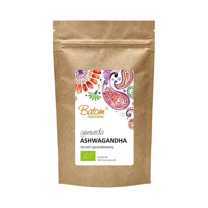 Ashwagandha proszek 100g BATOM BIO - suplement diety - obrazek 1