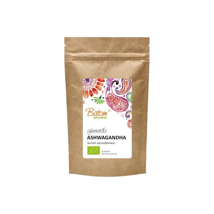 Ashwagandha proszek 100g BATOM BIO - suplement diety - obrazek 3