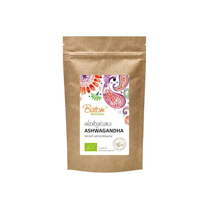 Ashwagandha proszek 100g BATOM BIO - suplement diety - obrazek 4