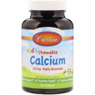 Kid's Chewable Calcium, 250mg Natural Vanilla - 60 tablets