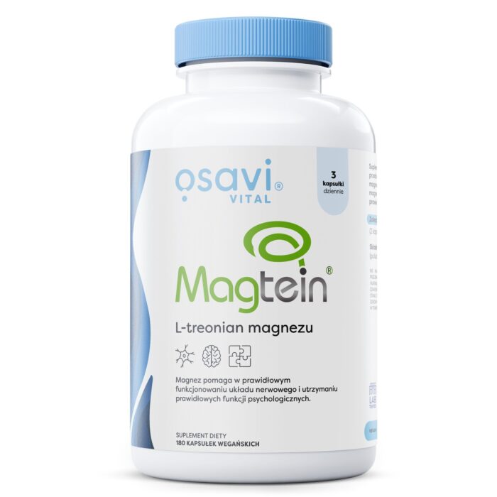Magtein, L-treonian magnezu - 180 vegan caps - obrazek 1