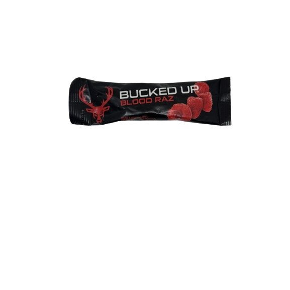 b1da2cbfaf44ef740a33b7f4b2cad8f0-1.jpg Bucked Up Pre-Workout, Blood Raz - 11 grams (1 serving) - obrazek 1