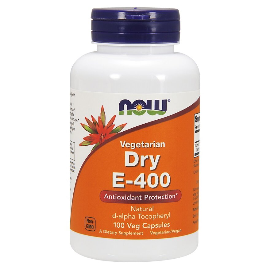 b3233ef538694e558cc3444bf2c7dccd-1.jpg Vitamin E-400 Dry, Vegetarian - 100 vcaps - obrazek 1