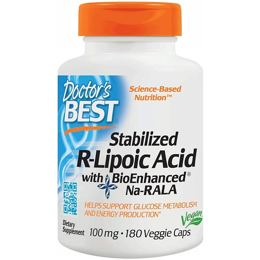 b57b9a3e03bf47b77fb8480095d34dfe_1-1.jpg Stabilized R-Lipoic Acid with Na-RALA, 100mg - 180 vcaps - obrazek 1