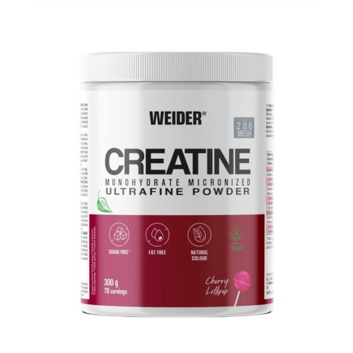 Creatine Monohydrate Micronized, Cherry Lollipop - 300 grams - obrazek 1