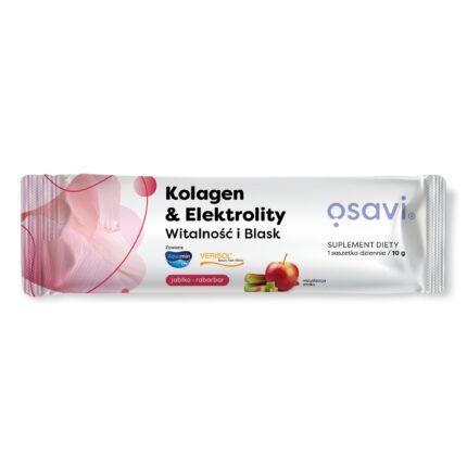 Kolagen Elektrolity Witalność i Blask, Jabłko & Rabarbar - 10 grams (1 serving)