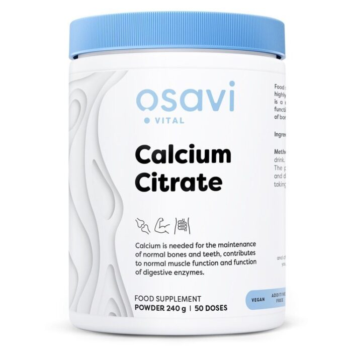 Calcium Citrate, Powder - 240 grams - obrazek 1