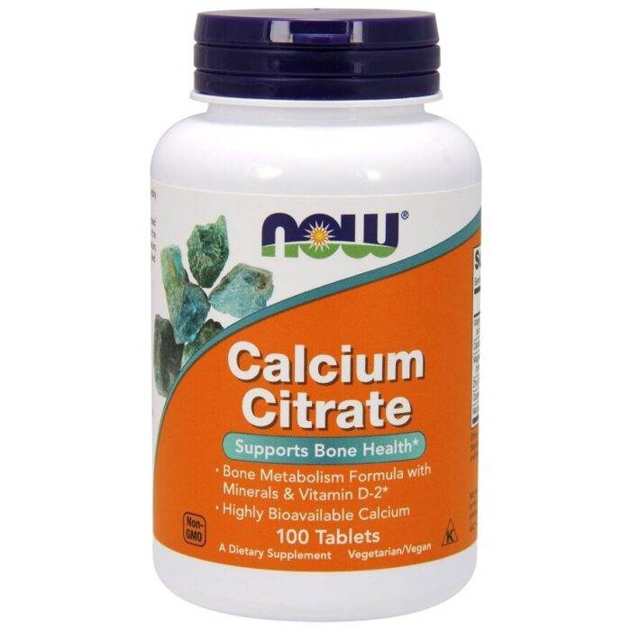 Calcium Citrate with Minerals & Vitamin D-2 - 100 tablets - obrazek 1