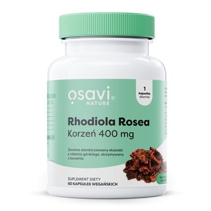 Rhodiola Rosea Korzeń, 400mg - 60 vegan caps