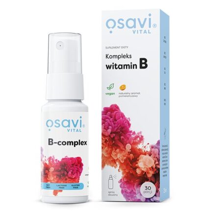 Kompleks Witamin B Spray Doustny, Pomarańcza - 25 ml.