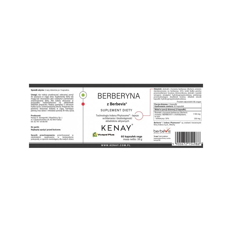 berberyna-z-berbevis-60-kapsulekg-1.jpg BERBERYNA FOSFOLIPIDOWA - FITOSOMOWA BERBEVIS® 60 kaps. - obrazek 2