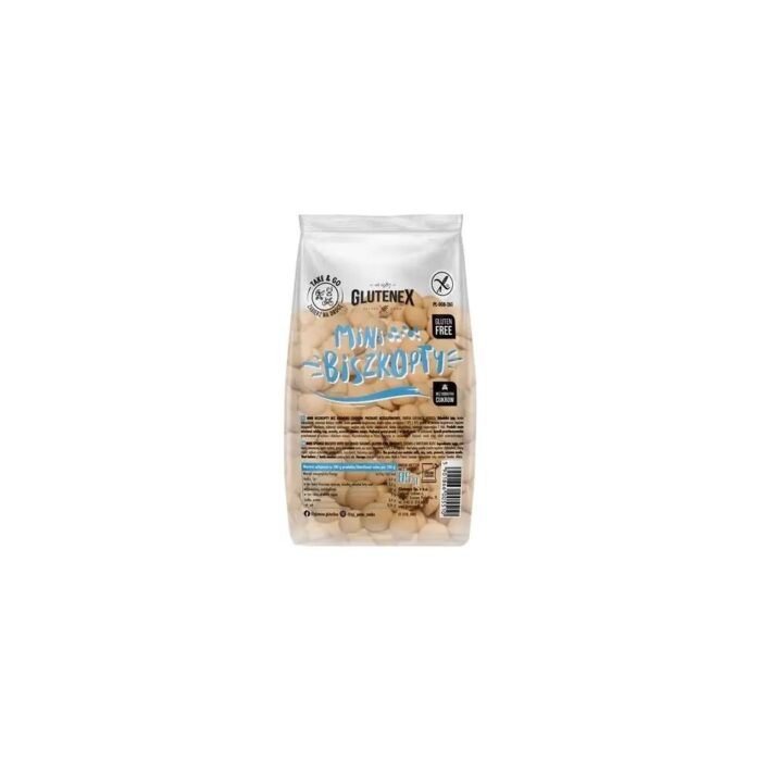 BISZKOPTY MINI BEZ DODATKU CUKRÓW BEZGLUTENOWE 85 g - GLUTENEX - obrazek 2