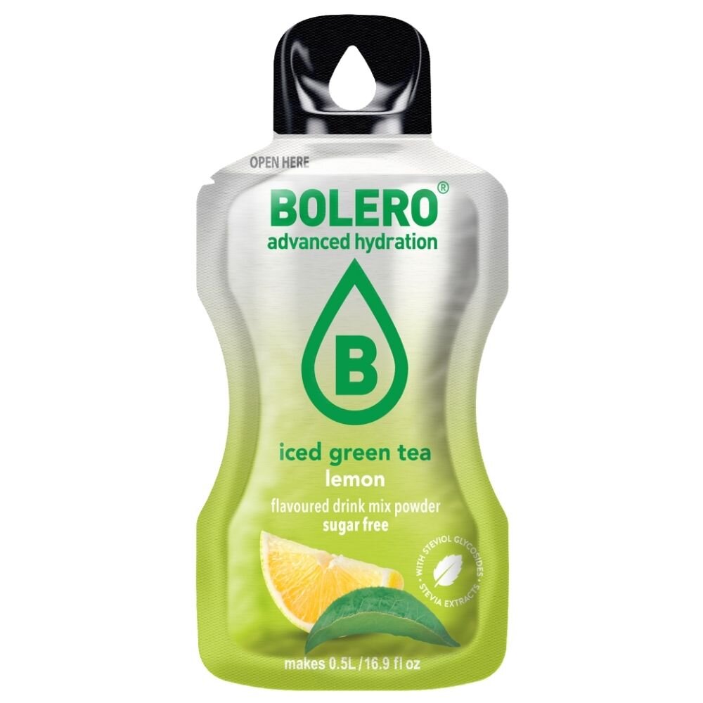 bol-166-1-1.jpg Bolero Instant Drink Iced Green Tea Lemon (zielona mrożona herbata cytrynowa) - 3 g - obrazek 1