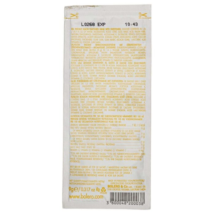 Bolero Classic Instant drink Lemon (1 saszetka) - 9 g - obrazek 2