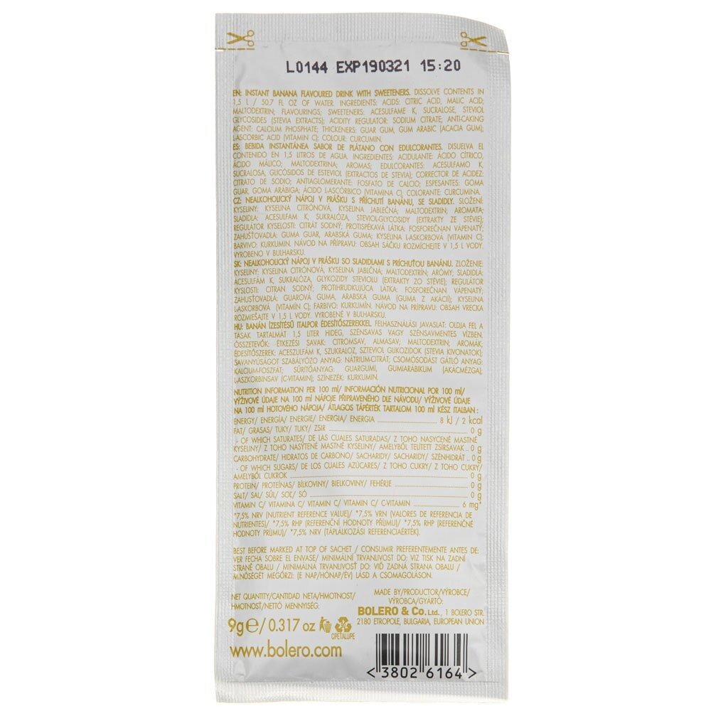 bol-21024502-2-1.jpg Bolero Classic Instant drink Banana (1 saszetka) - 9 g - obrazek 2