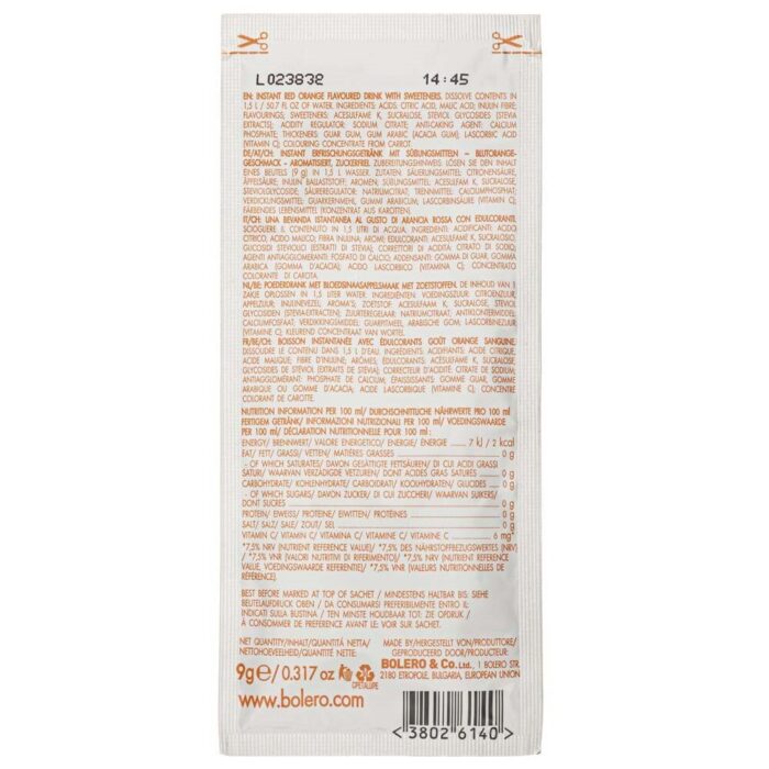 Bolero Classic Instant drink Red Orange (1 saszetka) - 9 g - obrazek 2