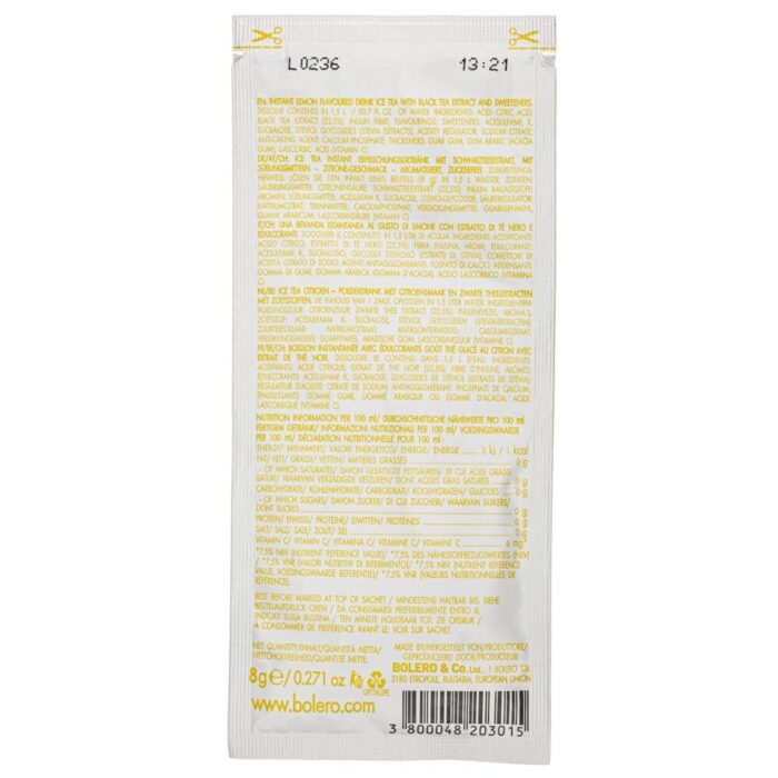 Bolero Classic Instant drink Ice Tea Lemon (1 saszetka) - 8 g - obrazek 2