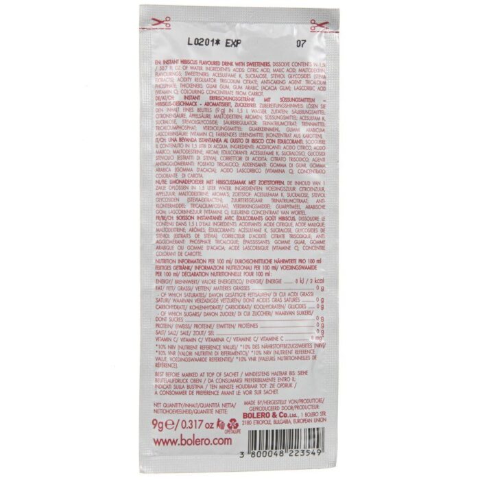 Bolero Classic Instant drink Hibiscus (1 saszetka) - 9 g - obrazek 2
