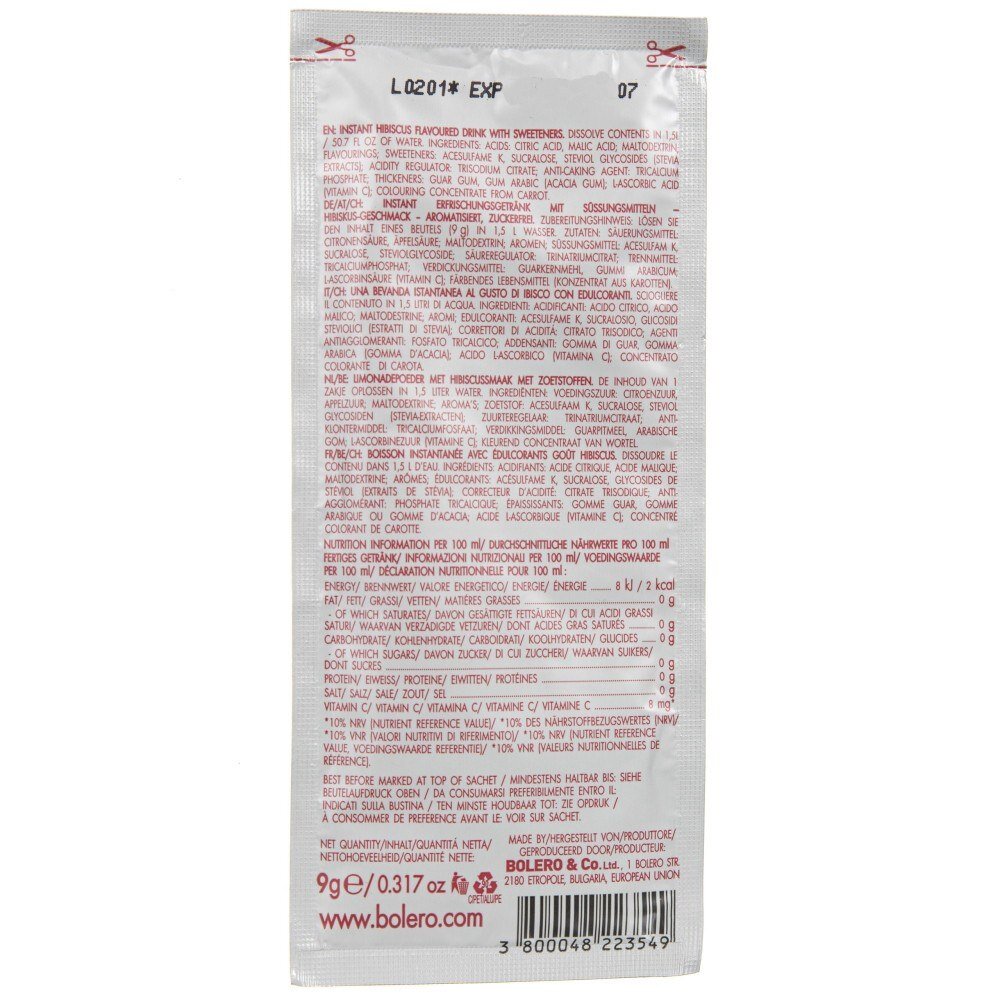 bol-223549-2-1.jpg Bolero Classic Instant drink Hibiscus (1 saszetka) - 9 g - obrazek 2