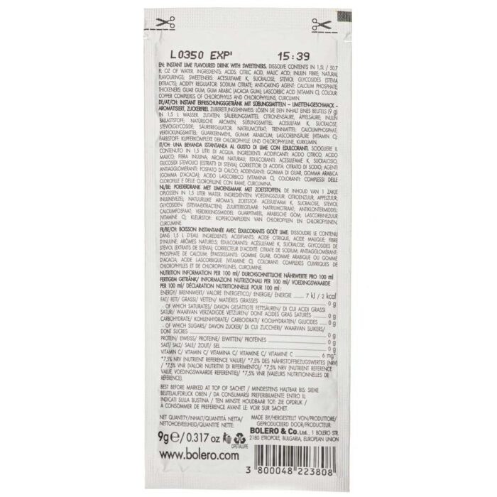 Bolero Classic Instant drink Lime (1 saszetka) - 9 g - obrazek 2
