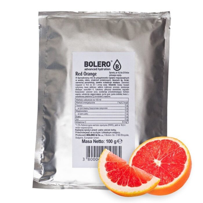 Bolero Bag Instant drink Red Orange - 100 g - obrazek 1