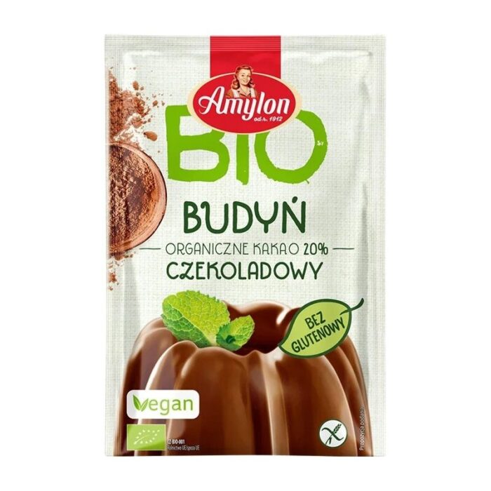 BUDYŃ O SMAKU CZEKOLADOWYM BEZGLUTENOWY BIO 40 g - AMYLON - obrazek 1