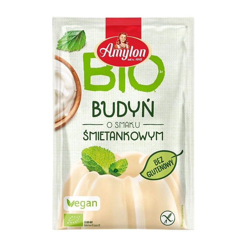 budyn-smietankowy-bezglutenowy-40gamylonbio-2.jpg BUDYŃ O SMAKU ŚMIETANKOWYM BEZGLUTENOWY BIO 40 g - AMYLON - obrazek 1