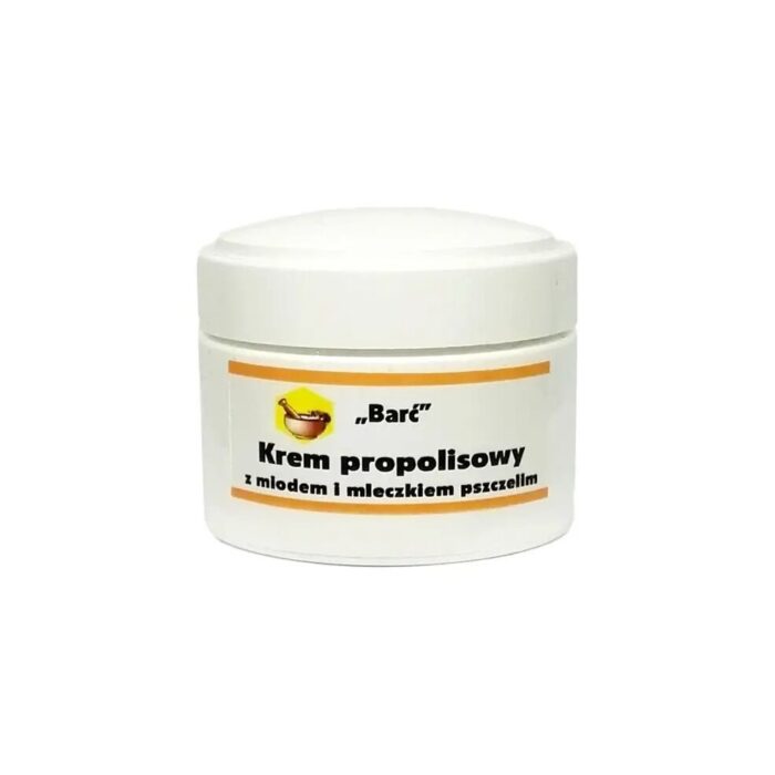 Krem propolisowy z miodem i mleczkiem pszczelim 50 ml BARĆ - obrazek 2