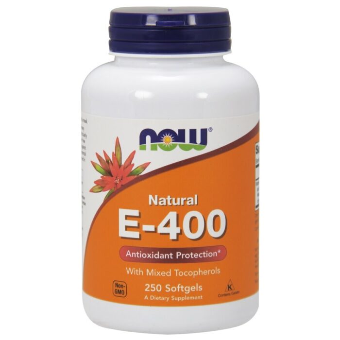 Vitamin E-400 - Natural (Mixed Tocopherols) - 250 softgels - obrazek 1