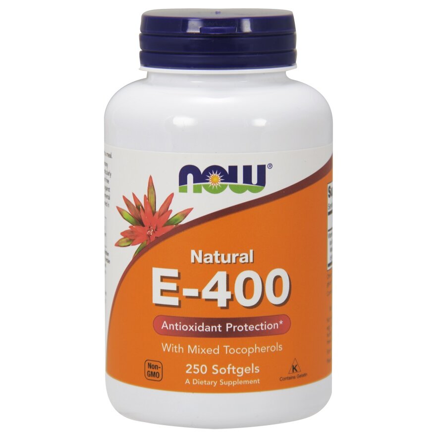 c2882e9d4d8afd2a0268cf204167891a_1-1.jpg Vitamin E-400 - Natural (Mixed Tocopherols) - 250 softgels - obrazek 1