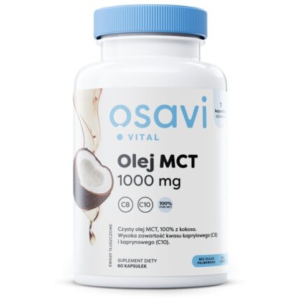 Olej MCT, 1000mg - 60 softgels