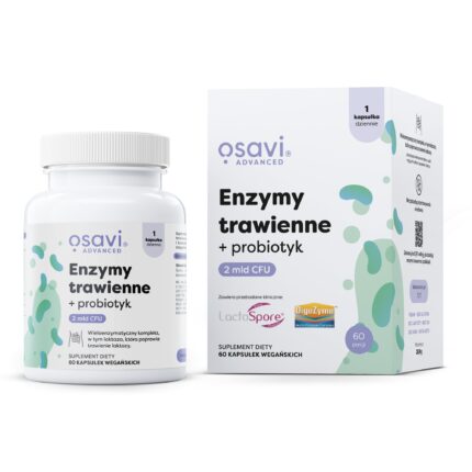 Enzymy trawienne + probiotyk - 60 vegan caps