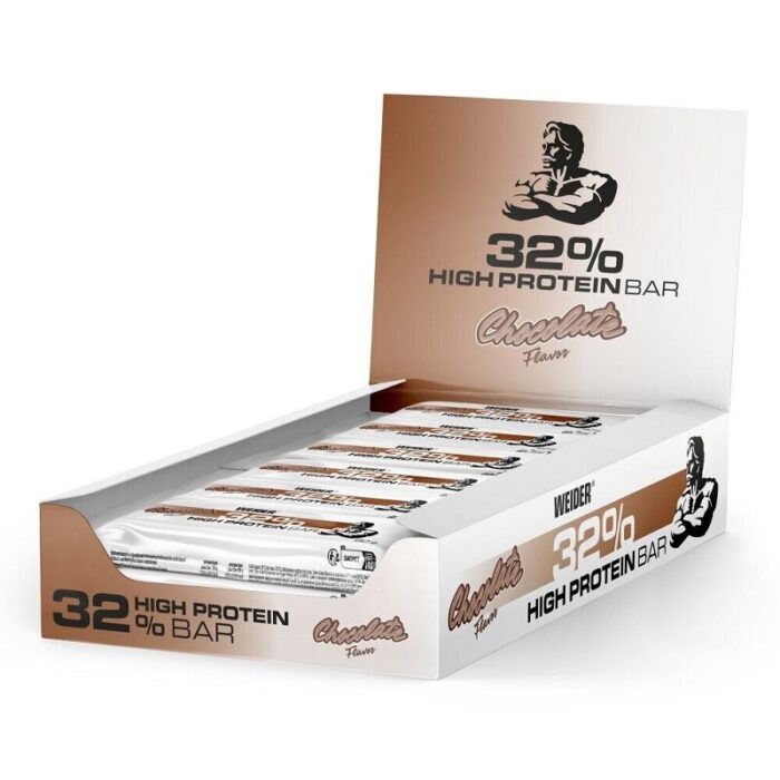 32% High Protein Bar, Chocolate - 12 x 60g - obrazek 1