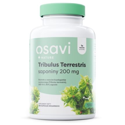 Tribulus Terrestris (Nature), Saponiny 200mg - 180 vegan caps