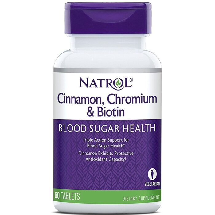 Cinnamon, Chromium & Biotin - 60 tablets - obrazek 1