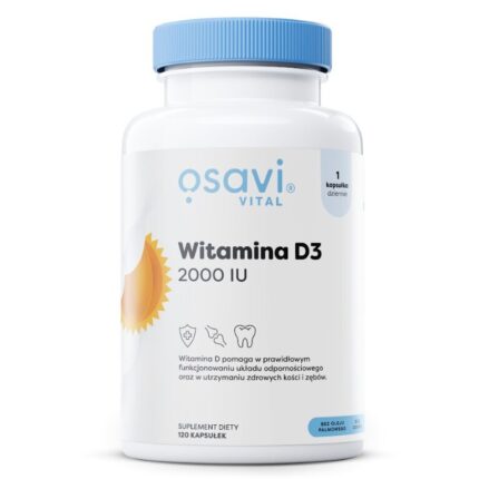 Witamina D3, 2000IU - 120 softgels