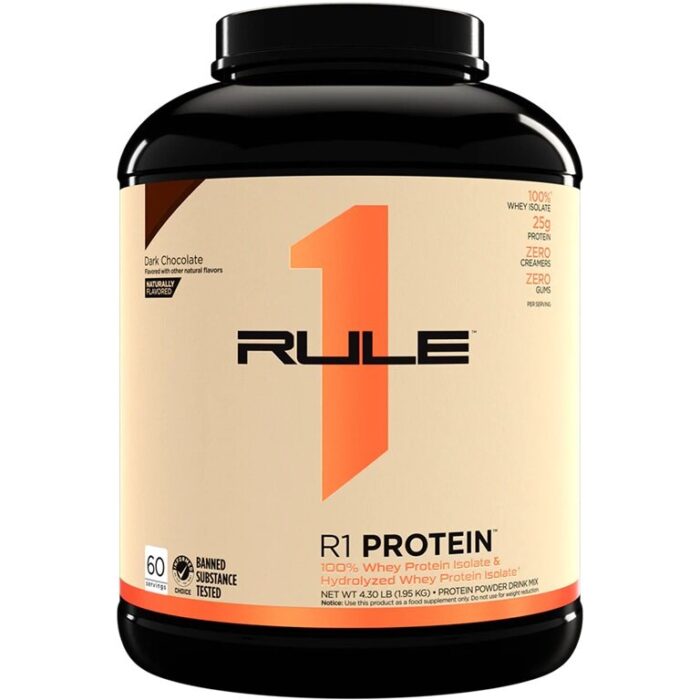 R1 Protein Naturally Flavored, Dark Chocolate - 1950 grams - obrazek 1