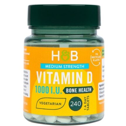 Vitamin D, 25mcg - 240 tablets