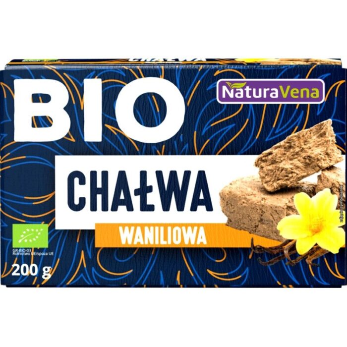 CHAŁWA O SMAKU WANILIOWYM BIO 200 g - NATURAVENA - obrazek 1