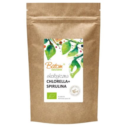CHLORELLA + SPIRULINA BIO 500 TABLETEK - BATOM