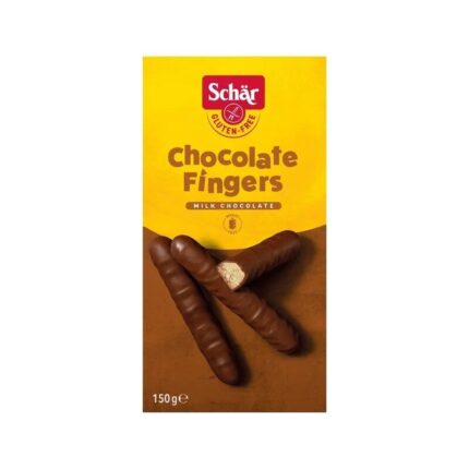 Ciasteczka w mlecznej czekoladzie bezglutenowe 150g SCHAR